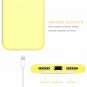 For iPhone 8/7 Plus Hard PC Soft Silicone Hybrid Coated FullBody Jelly Yellow