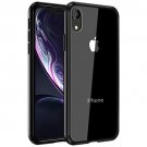 for iPhone XR Case Clear Anti-Scratch Shock Absorption Cover Black