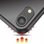 for iPhone XR Case Clear Anti-Scratch Shock Absorption Cover Black
