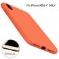 iPhone XR Case Liquid Silicon Gel Rubber Full Body Protection Shockproof Coral