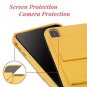 iPhone XR Case Genuine Italian Leather Card Slot Holders Stand Function-Lemon