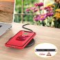 iPhone X/Xs Case Full Body Protection Silicon Wireless Charging Slim Rubber Red