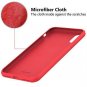 iPhone X/Xs Case Full Body Protection Silicon Wireless Charging Slim Rubber Red