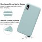 iPhone X/Xs Case Liquid Silicone Screen Protector Rubber Shockproof Green