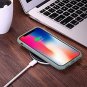 iPhone X/Xs Case Liquid Silicone Screen Protector Rubber Shockproof Green