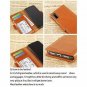 For iPhone X/Xs Case Wallet Journal Italian Full Grain Leather Handmade Cognac