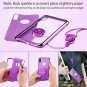 For iPhone Xs Max Case Girl Women Cute Glitter Bling Diamond Rhinestone Purple