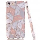 For iPhone 8/7/6/6s Case Rubber Bumper Silicone Protective Slim Shiny Rose Gold
