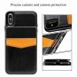 iPhone Xs Max Case Wallet Premium Leather AntiScratch Credit Card Slots Black