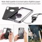 For iPhone Xs Max Case for Girl Women Cute Glitter Bling Diamond Mauve Black