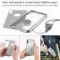 For iPhone Xs Max Case Girl Women Cute Glitter Bling Diamond Rhinestone Silver