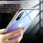 For iPhone Xs Max Tempered Glass Soft Silicone Bumper Shock Absorption Purple