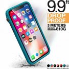 For iPhone X/Xs Case Military Grade Drop Shock Proof Slim Design Glacier Blue