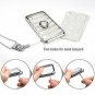 iPhone X/Xs Case Glitter Ring Grip Holder Kickstand Bling Sparkle Diamond Silver