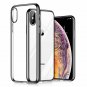 For iPhone Xs Max Case Soft TPU Thin Cover with Electroplated Edge Slim Black