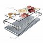 For Galaxy Note 9 Case Shockproof Hard PCTPU Bumper Realistic Flower Crystal
