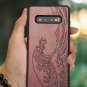 For Samsung Galaxy S10 Plus Case Unique Engraved Design Shockproof Wave