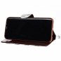For Galaxy Note 8 Case Luxury Classic Plaid Pattern Wrist Strap Leather White