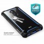 LG G7/LG G7 ThinQ Case FullBody Rugged Clear Bumper Builtin Screen Black/Blue