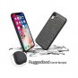 For iPhone XR Case Wood Cool Geometric Walnut Wood Grain Slim Soft Silicone