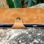 For iPhone 8 Plus/7 Plus 5.5 Inch Genuine Leather Wallet Cases Handmade Brown