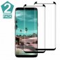 For Galaxy S8 Black Border  Glass Screen Protector Case FriendlyAnti Fingerprint