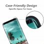 For Galaxy S8 Black Border  Glass Screen Protector Case FriendlyAnti Fingerprint