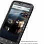 For Motorola Droid Turbo Case Dual Layer Protective Kickstand Belt Swivel Black