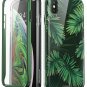 For iPhone Xs Max Case Builtin Screen Protector Cosmo FullBody Glitter Green