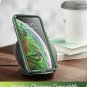 For iPhone Xs Max Case Builtin Screen Protector Cosmo FullBody Glitter Green