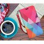 For iPhone Xs Max Case Premium Leather Handmade Flip Wallet Magnetic Colorful