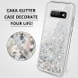 For Samsung Galaxy S10 Plus Case Glitter Liquid Luxury Fashion Soft TPU Silver
