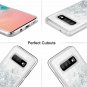 For Samsung Galaxy S10 Plus Case Glitter Liquid Luxury Fashion Soft TPU Silver