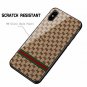 For iPhone X Case 2018 Frame Hybrid Shell Slim Anti Scratch Anti Drop lattice