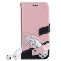 For Galaxy S8 Wallet Case Leather Magnetic Protective with Card Slot Rose gold