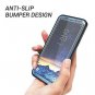 For Samsung Galaxy S9 Case Built Screen Protecto Slim Fit Full Body Blue/Black
