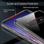 For Samsung Galaxy S10 Case Tempered Glass Back Cover Scratch-Resistant Clear