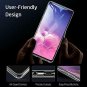 For Samsung Galaxy S10 Case Tempered Glass Back Cover Scratch-Resistant Clear