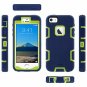 For iPhone SE/5S/5 Case Knox Armor Heavy Duty Shockproof Sport Coral Blue