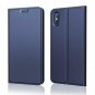 For iPhone X/Xs Case Leather Flip Folio Slim Fit Purse Wallet Card Holder Blue
