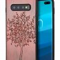 for Galaxy S10 Plus Case Wooden Bumper Soft Silicone Cushion Slim Fit Cute