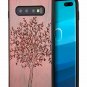 for Galaxy S10 Plus Case Wooden Bumper Soft Silicone Cushion Slim Fit Cute
