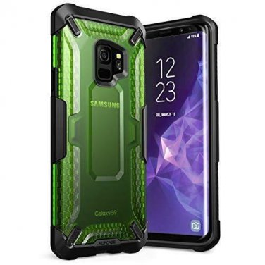 Samsung Galaxy S9 Case Premium Hybrid Protective Clear Polycarbonate Frost/Green