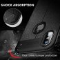 iPhone Xs Max Case Crystal Clear Reinforced Corner Scratch Resistant Black