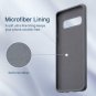 For Samsung Galaxy S10 Case Liquid Silicone Cover Drop Protection Shadow Gray