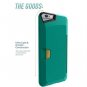For iPhone 6/6s Case Wallet Protective Credit Card Cover Pacific Green