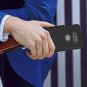 For LG V30 Case Folio Folding Flip Protective with Card Holder Kickstand Black
