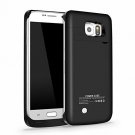 For Samsung Galaxy S6 Battery Case 4200mAh Rechargeable Impact Resistant Black