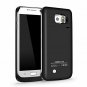 For Samsung Galaxy S6 Battery Case 4200mAh Rechargeable Impact Resistant Black