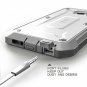For Galaxy S6 Edge case Full-body Rugged Holster Screen Protector White/Gray